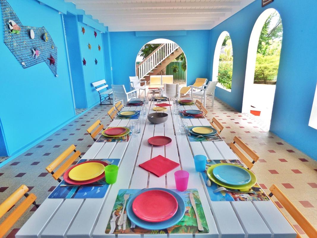 Villa sur la plage Martinique - table RDC